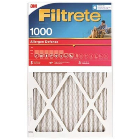 MINN MINING Filter 16X25X1 Allergen Defensse 9801-4